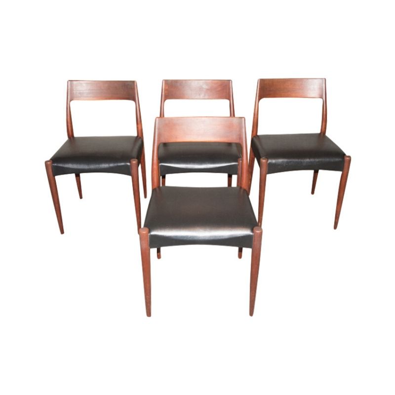 Series of 4 chairs, MK175, 1961