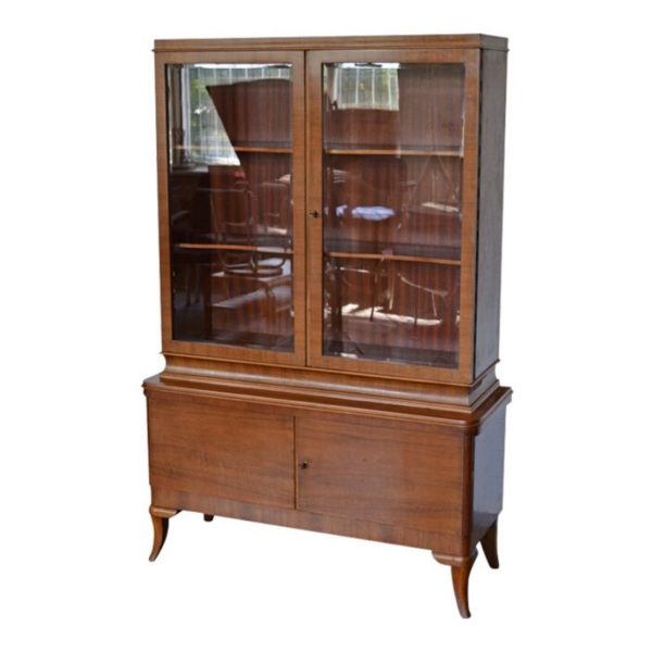 Art Deco style German Rosewood & Walnut Cabinet, 1930s