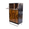 Art Deco half cabinet with French walnut from the 1930s