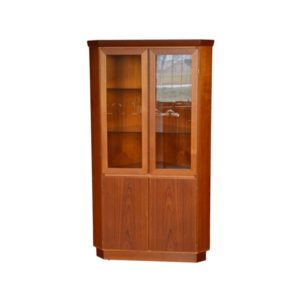 Mid-Century Danish Teak Corner Cabinet from Skovby