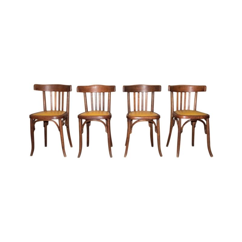 Series of 4 Fischel chairs 1929/1934