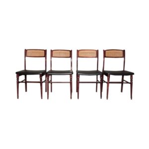 Series of 4 Spanish chairs Mocholi, 60/70