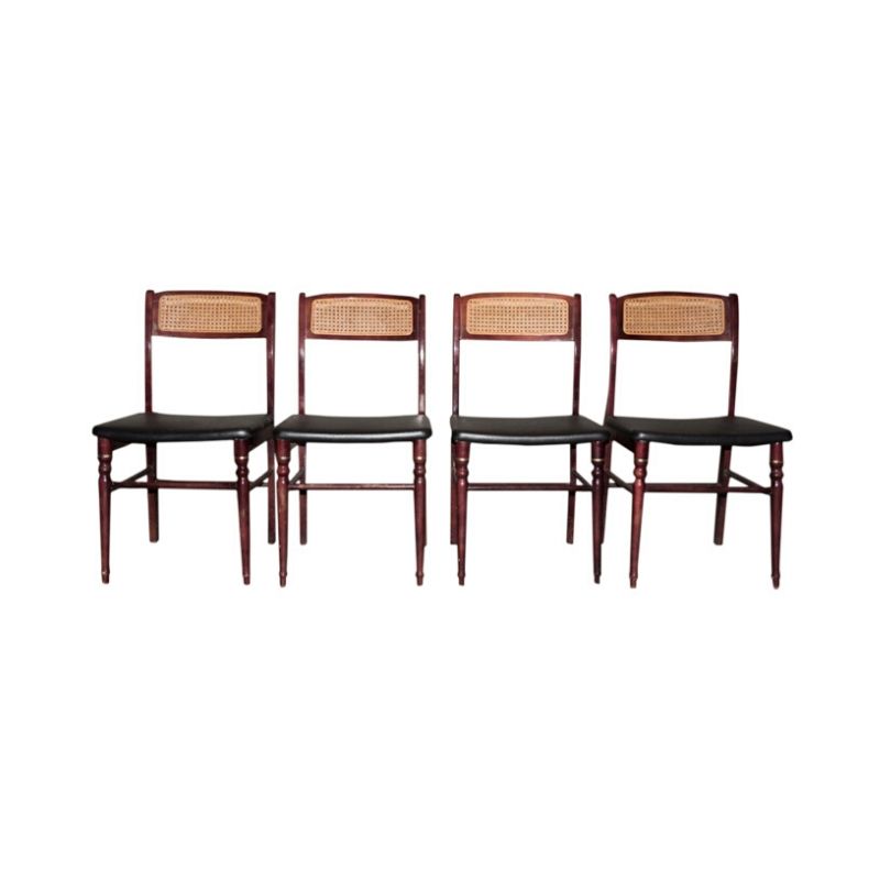 Series of 4 Spanish chairs Mocholi, 60/70
