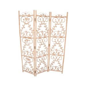 70s peacock folding screen