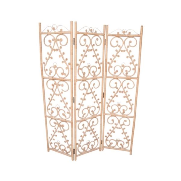 70s peacock folding screen