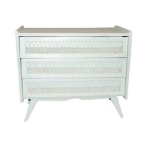 Chest of drawers 3 60s rattan drawers