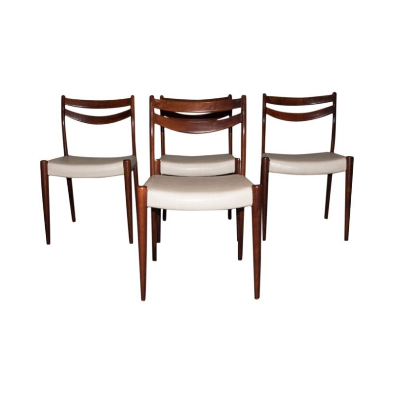 Series of 4 chairs 1960s