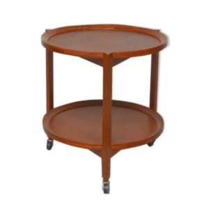 Danish teak serving trolley, 1960s