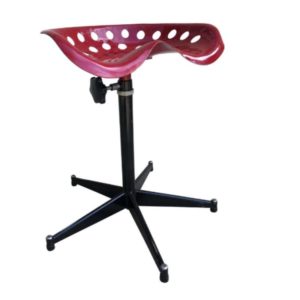 Vintage high and ajustable industrial Stool