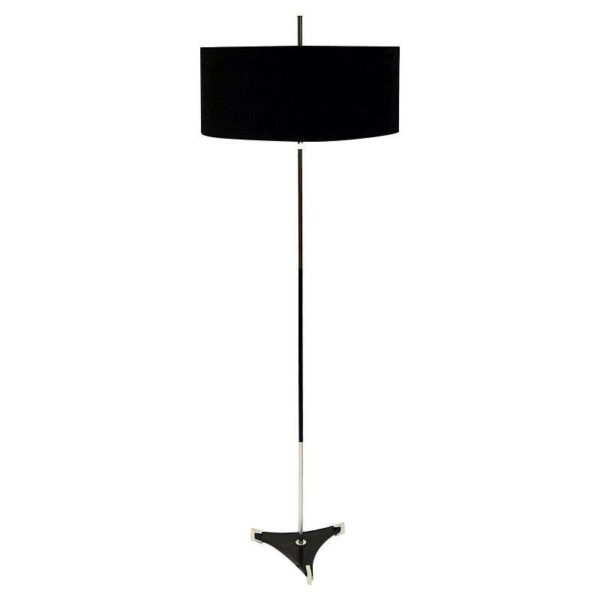 Lovely Black Floorlamp from Solberg Fabrikker, Norway 1960s