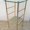 Nightstand in Glass and marble 1960s