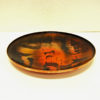 Vintage enamelled copper dish by Drangsgaard, Norway 1960s