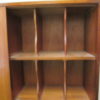 Mahogany filing cabinet with lockers, 1970s