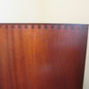 Mahogany filing cabinet with lockers, 1970s