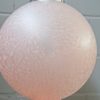 Doria glass ball hanging lamp in pink, pendant lamp 1960s Doria glass ball hanging lamp in pink, pendant lamp 1960s
