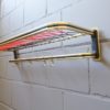 Wardrobes hallway Set Mid Century, aluminum wall wardrobe and mirror gold Wardrobes hallway Set Mid Century, aluminum wall wardrobe and mirror gold