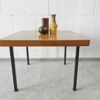 Square coffee table with Viennese weave, 1960s side table