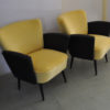 Midcentury Cocktail Chairs, Pair Midcentury Cocktail Chairs, Pair
