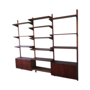 Vintage Danish Teak Modular Shelf System, 1960s