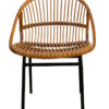 Mid Century Rattan Lounge Chair by Alan Fuchs for Experimental Housing Project Invalidovna in Prague