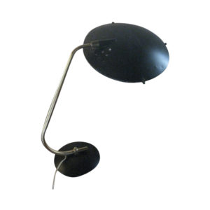 Lampe UFO Aluminor noir 1950