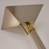 Chrome & brass floor lamp by Deknudt Lighting 1970`s ca, Belgian