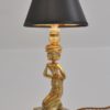 Antique bronze statue lamps, set of 3 Caryatids, gilt, 1920`s ca, French Antique bronze statue lamps, set of 3 Caryatids, gilt, 1920`s ca, French