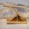 Butterfly wall light, crystal on brass, Palwa, 1970`s ca, German