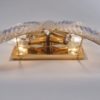 Butterfly wall light, crystal on brass, Palwa, 1970`s ca, German