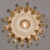 Ernst Palme pair pendants for Palwa gilt brass & crystal, 1960`s, German