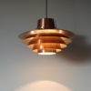 Vintage Scandinavian Verona Copper Pendant Light by Svend Middelboe for Nordisk Solar