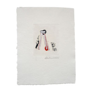 John Chamberlain print `One Among Many` from `Outer Signs of Inner Grace` Suite 1986, American