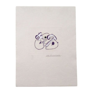John Chamberlain print `Linked and United` from `Outer Signs of Inner Grace` Suite 1986, American