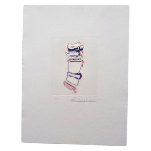 John Chamberlain print `Little More How` from `Outer Signs of Inner Grace` Suite 1986, American
