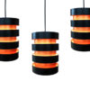 Jo Hammerborg Pendant lamps Eiffel Fog & Morup Denmark - Series of 3 ceiling lamps