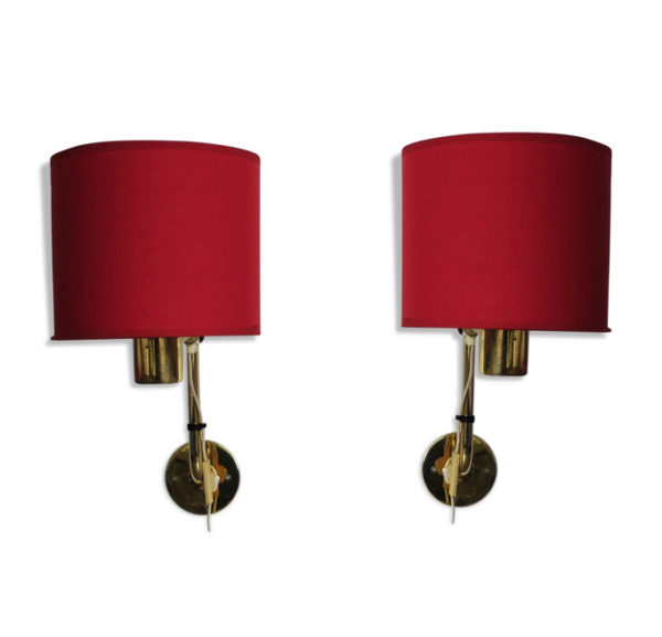 Adjustable wall-lights by Hans-Agne Jakobsson for AB Markaryd, Model V-393