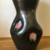 PINK and BLACK Glazed Ceramic VASE