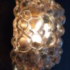 Helena Tynell Square large model Bubble glass wall lamp 1960's Glashutte Limburg