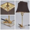Art Deco gilt bronze dog lamp, golden retriever, 1930`s ca, French