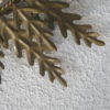Sun mirror - Oak metal leafs -  1950s