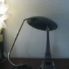 Lampe UFO Aluminor noir 1950