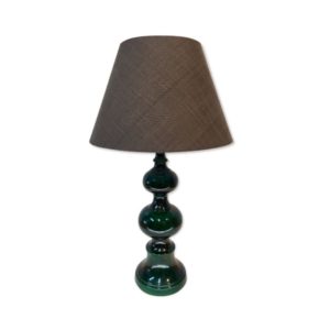 VINTAGE Large Glazed Ceramic LAMP