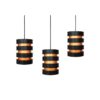 Jo Hammerborg Pendant lamps Eiffel Fog & Morup Denmark - Series of 3 ceiling lamps
