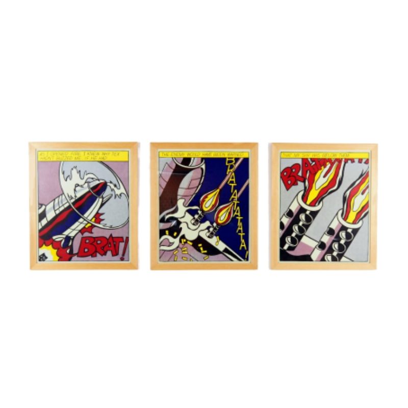 Lithographs ‘As I opened Fire’ by Roy Liechtenstein