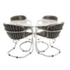 Gastone Rinaldi for Rima Italy dining room set with 4 chairs