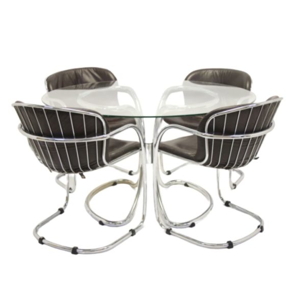 Gastone Rinaldi for Rima Italy dining room set with 4 chairs