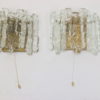 J.T. Kalmer Austria Ice Glass Wall lamps with 2 light points