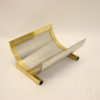 Design chrome magazine rack