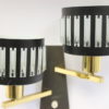 Vintage Black Wall lamp with 2 light points
