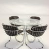 Gastone Rinaldi for Rima Italy dining room set with 4 chairs